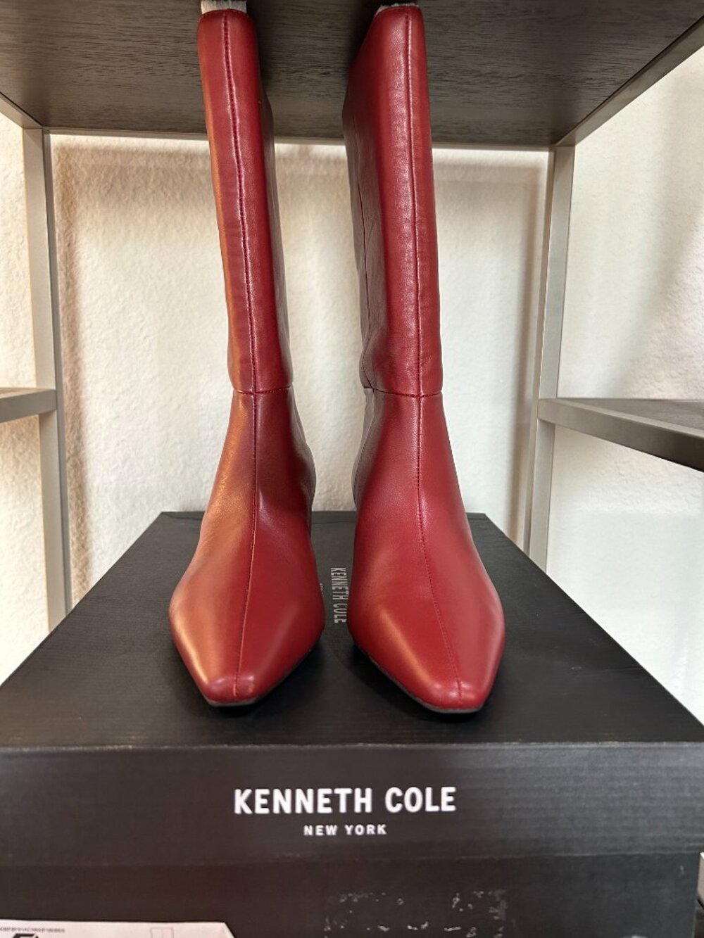 Kenneth Cole Leather Mid-Calf Boots - Picture 2 of 9
